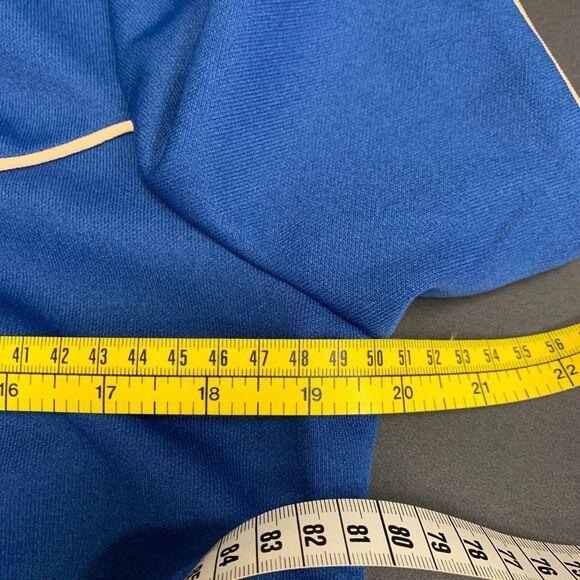 VTG 70's Womens 2 PC Sleevelss Dress A-Line Striped Bodice Solid Skirt Jacket - Picture 13 of 15